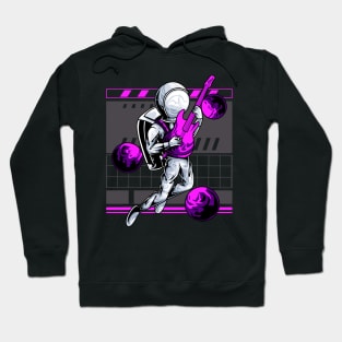 astronaut playing guitar Hoodie